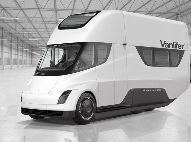 Tesla Vanlifer Concept - Ein elektrisches Wohnmobil 