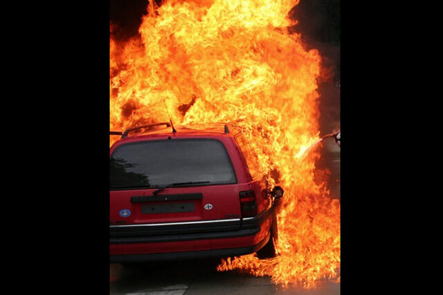 Fahrzeugbrand - Meistens gut versichert