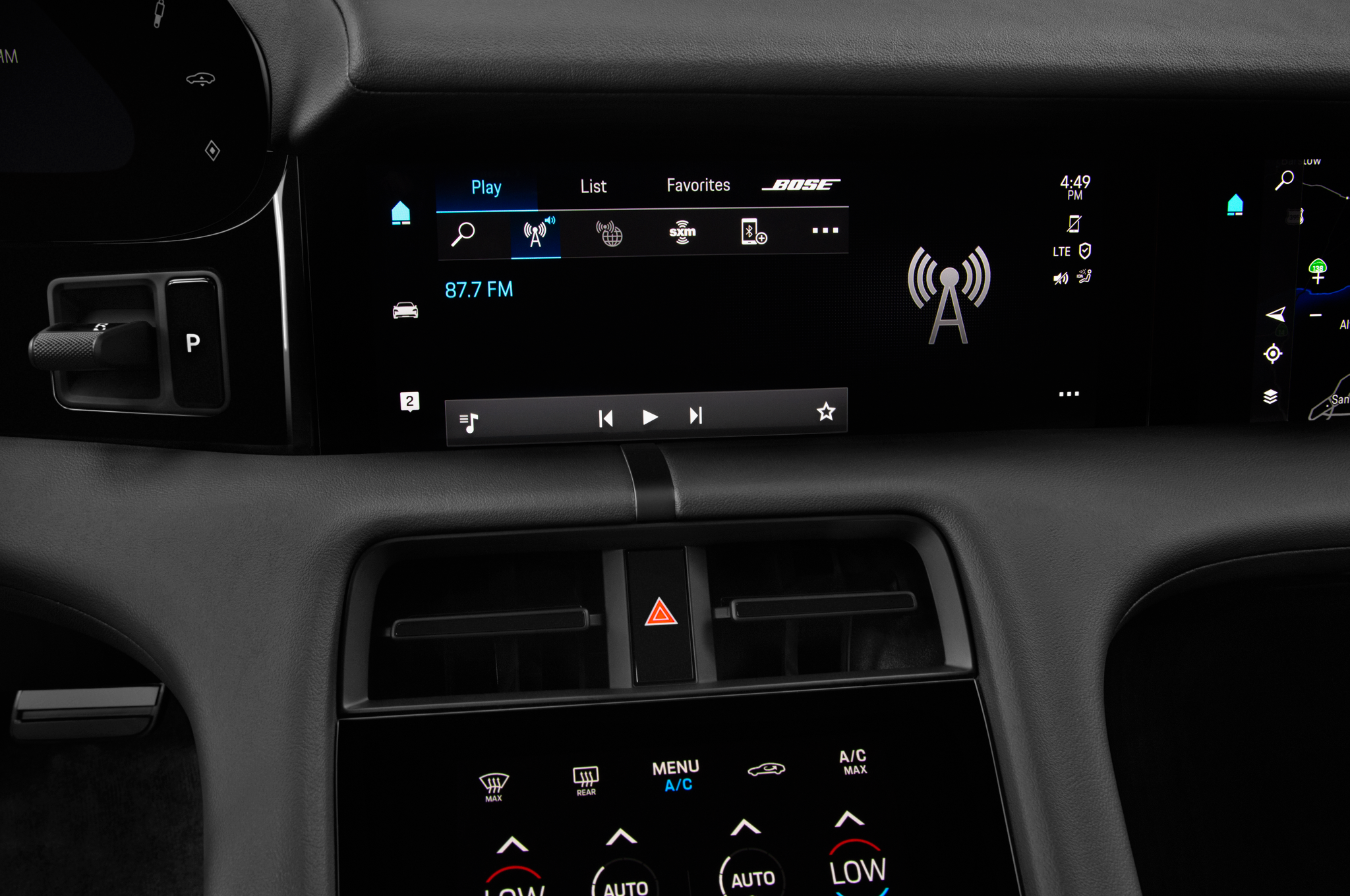 Porsche Taycan (Baujahr 2021) 4S 4 Türen Radio und Infotainmentsystem