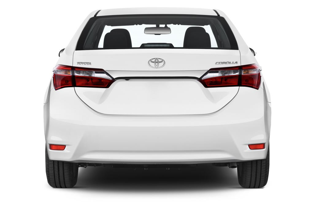 Toyota Corolla (Baujahr 2015) Comfort 4 Türen Heckansicht