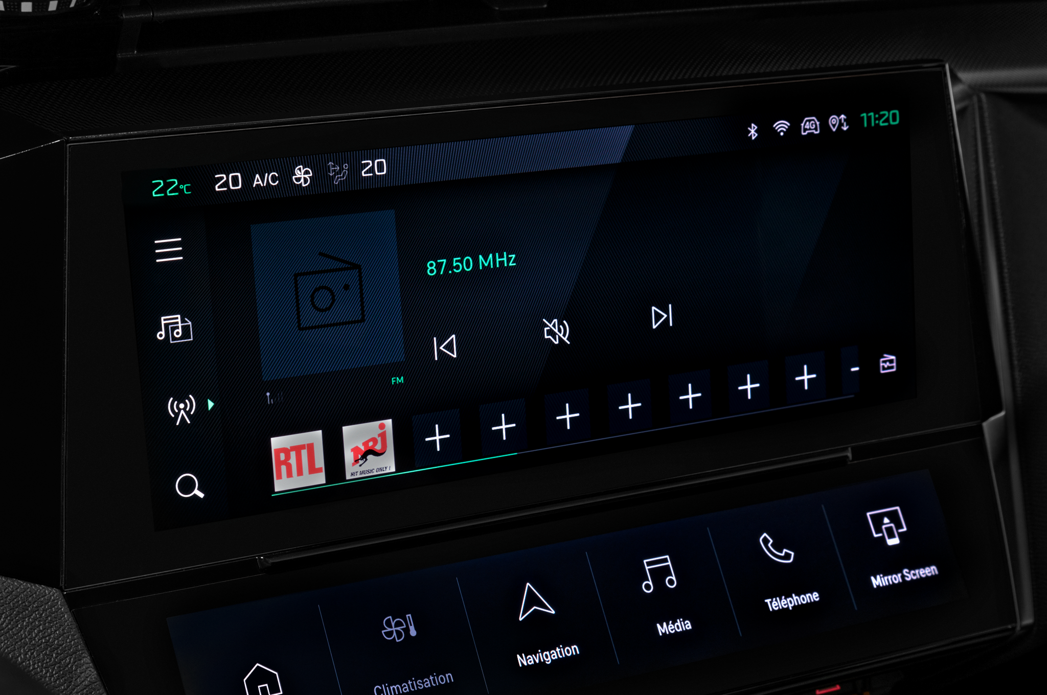 Peugeot 308 Hybrid (Baujahr 2022) GT 5 Türen Radio und Infotainmentsystem