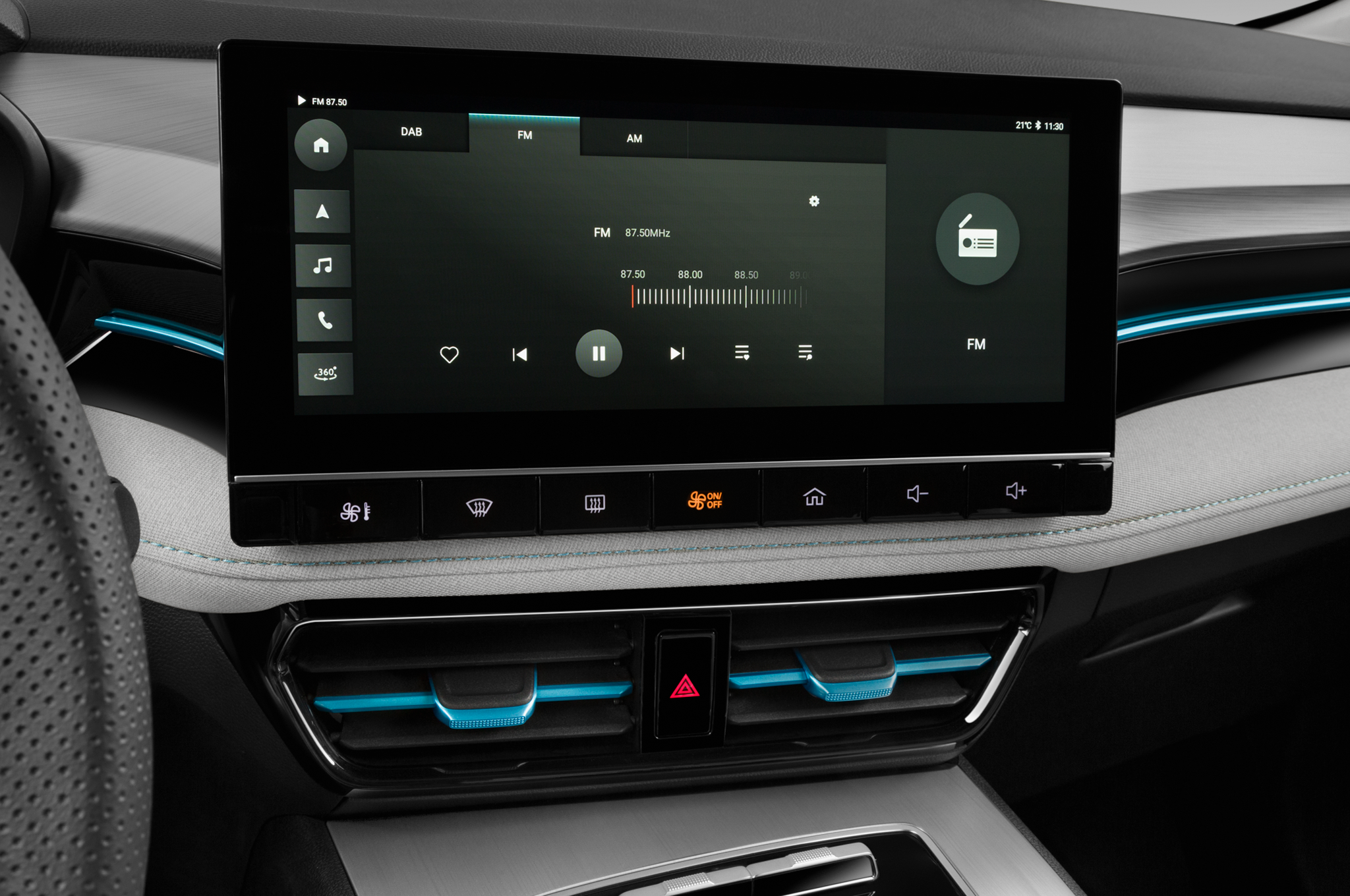 MG MG5 (Baujahr 2022) Luxury 5 Türen Radio und Infotainmentsystem