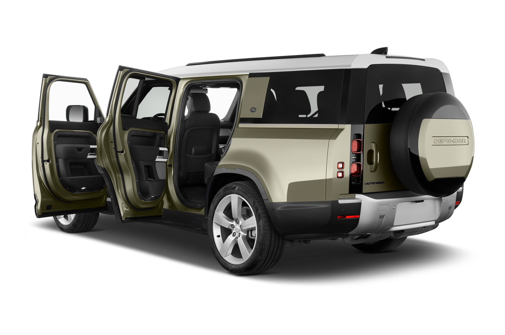 Land Rover Defender 130 (Baujahr 2023) X Dynamic SE 5 Türen Tür geöffnet