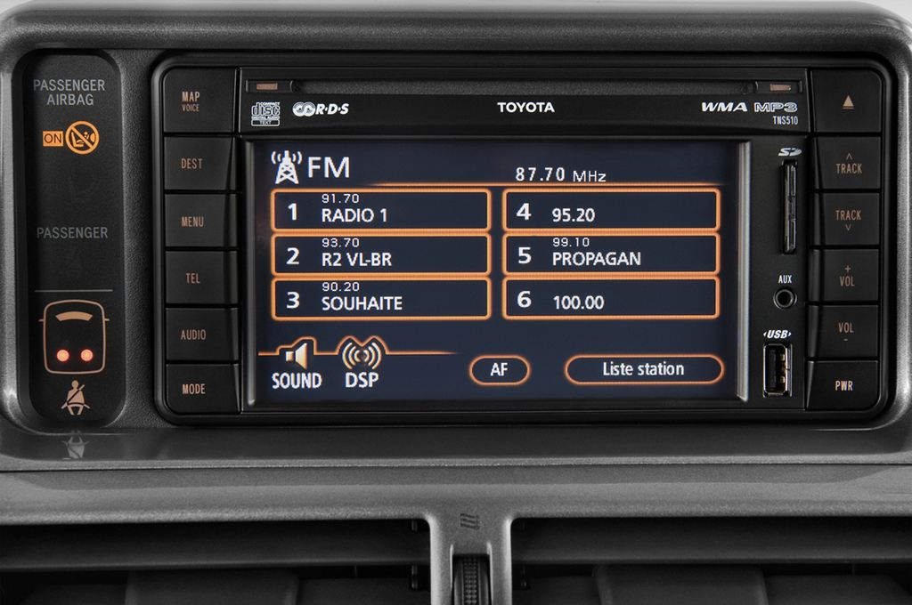 Toyota IQ (Baujahr 2010) + 3 Türen Radio und Infotainmentsystem