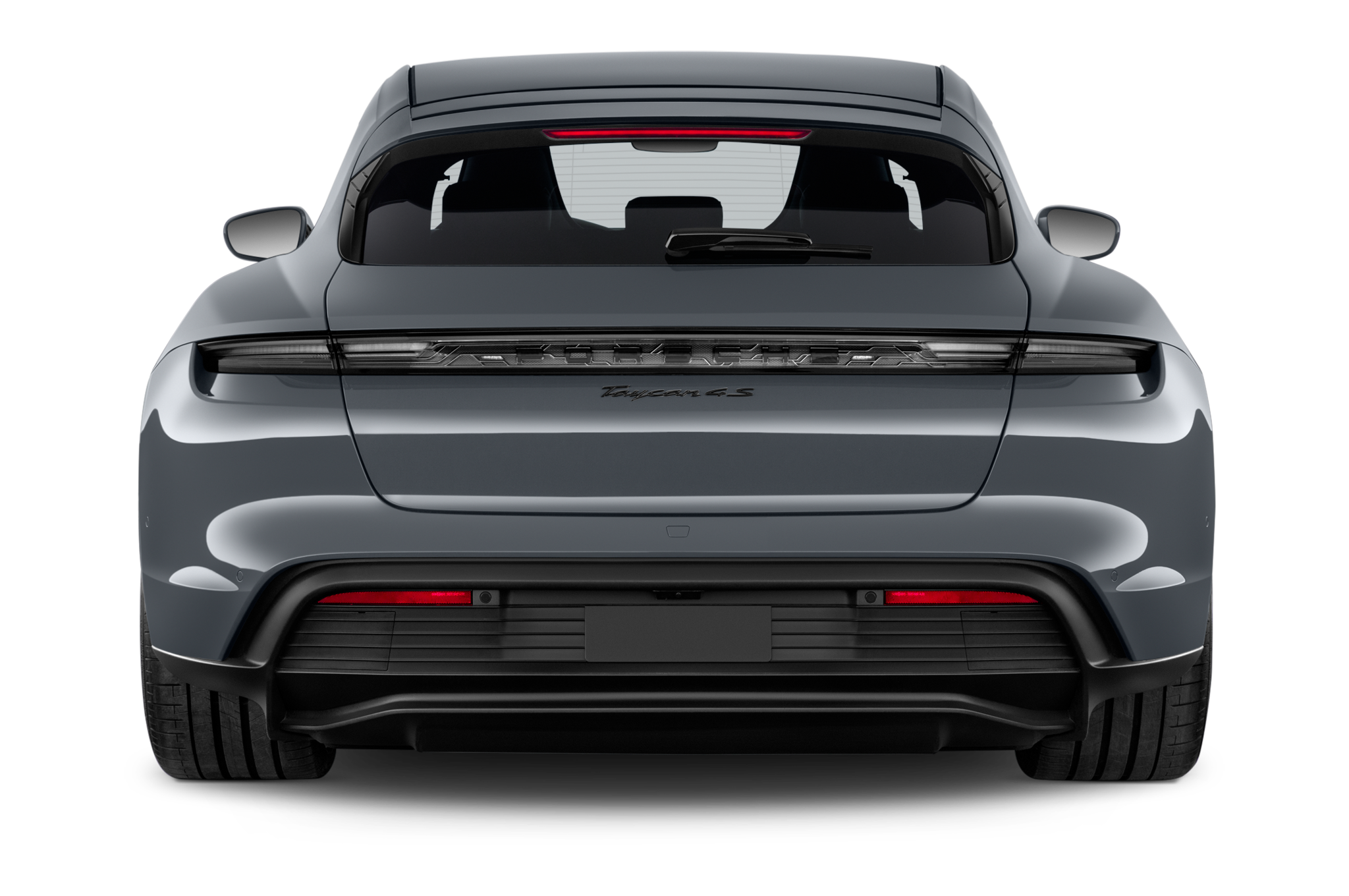 Porsche Taycan (Baujahr 2022) 4S Sport Turismo 5 Türen Heckansicht