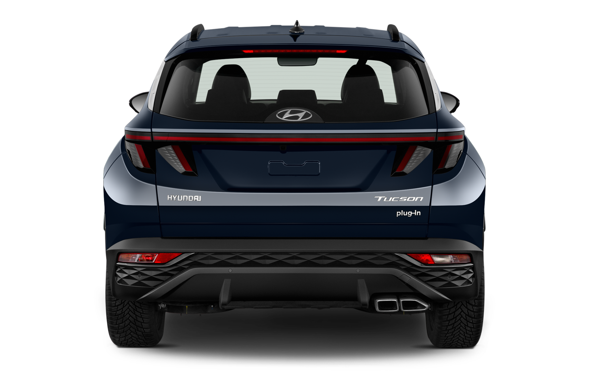 Hyundai Tucson Plug-in Hybrid (Baujahr 2023) Base 5 Türen Heckansicht