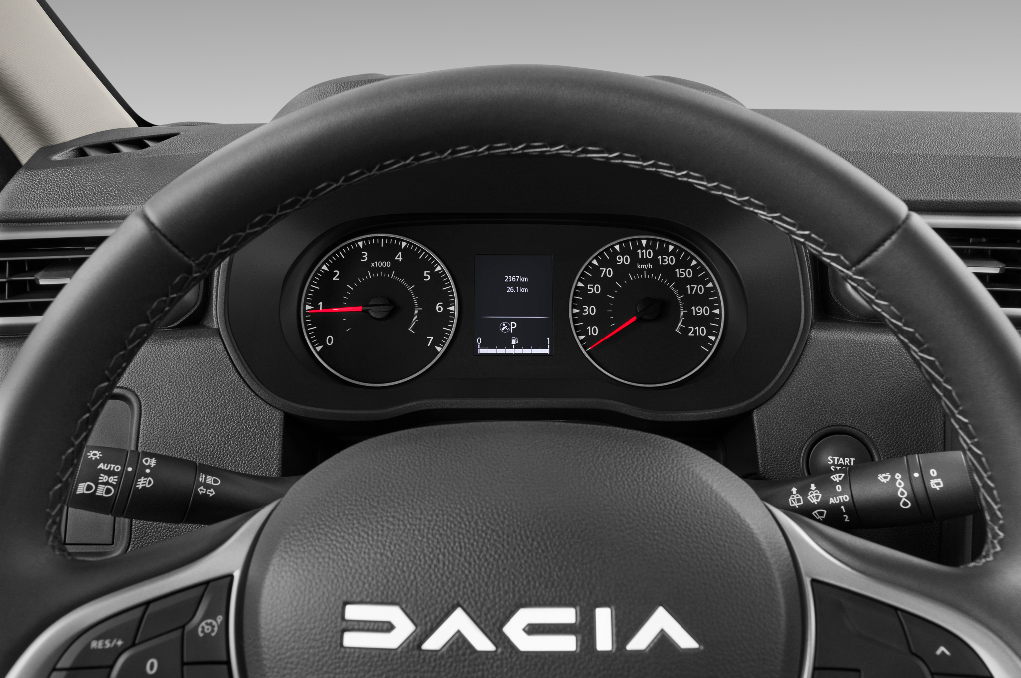 Dacia Duster (Baujahr 2023) Journey 5 Türen Tacho und Fahrerinstrumente