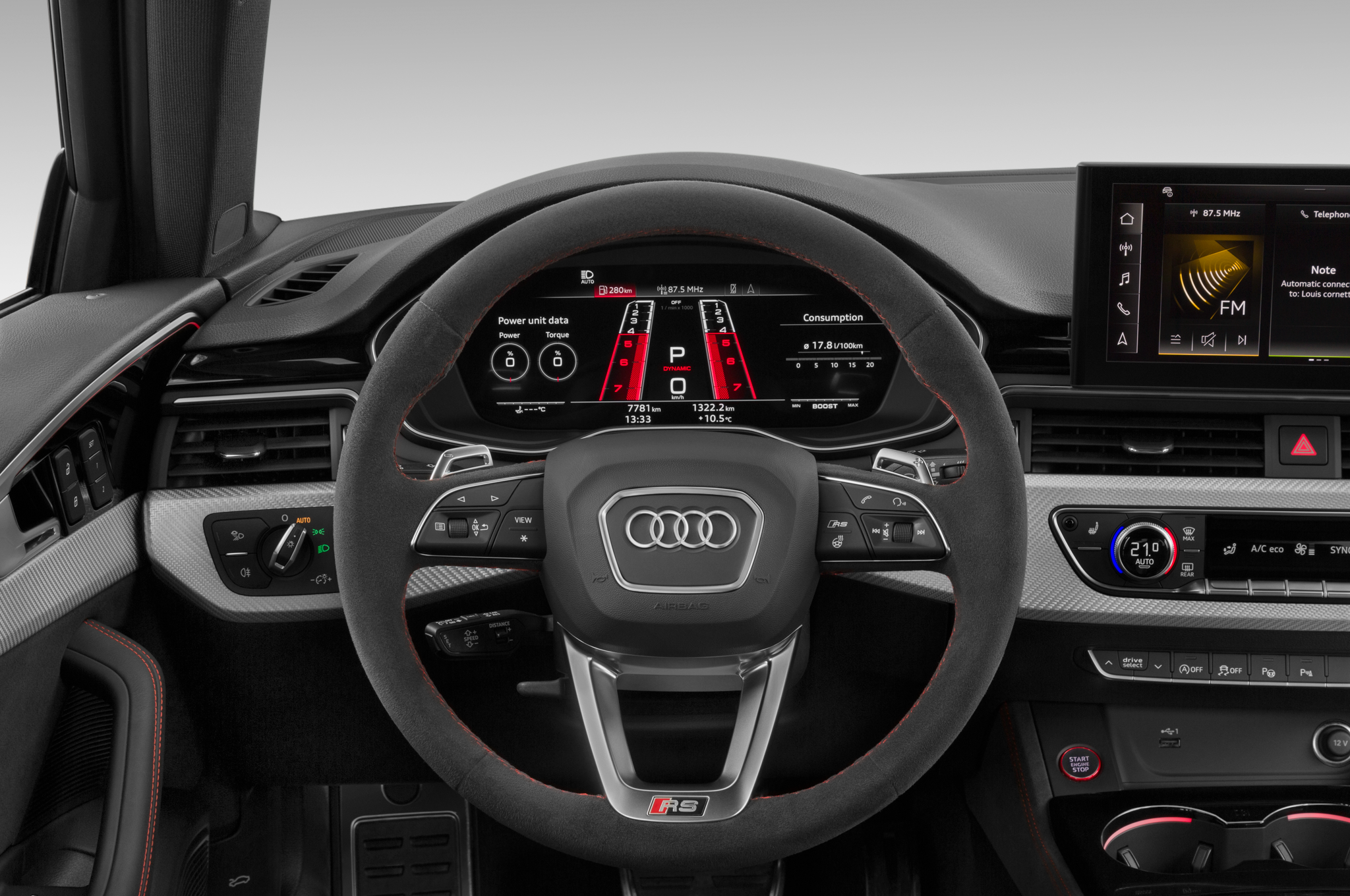 Audi RS4 Avant (Baujahr 2023) - 5 Türen Lenkrad