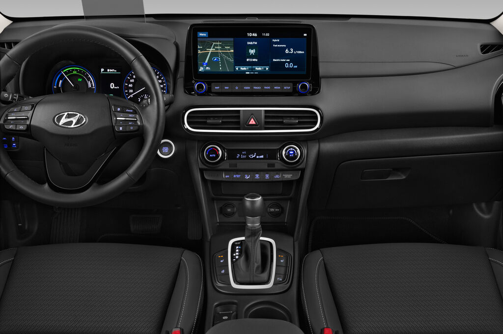 Hyundai Kona Hybrid (Baujahr 2020) Trend 5 Türen Mittelkonsole