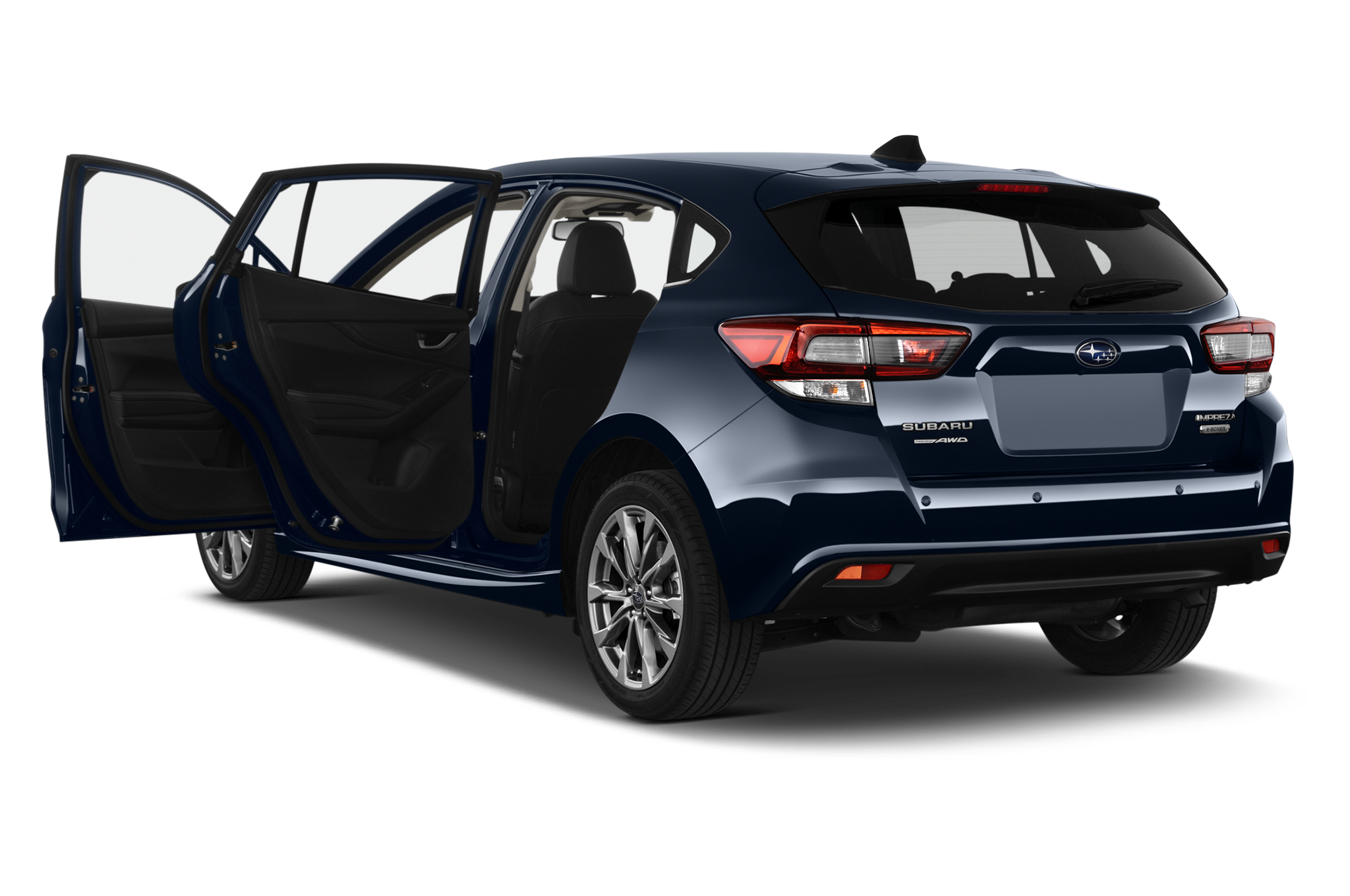 Subaru Impreza (Baujahr 2021) Trend 5 Türen Tür geöffnet