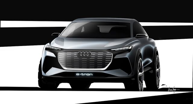 Audi Q4 E-Tron Concept - Auf den Spuren des Q8