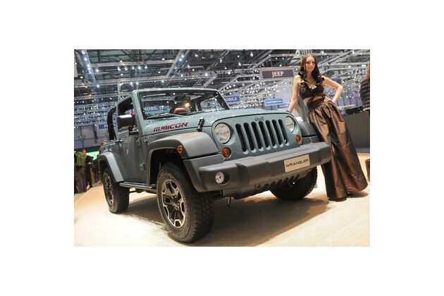 Genfer Automobilsalon 2013: Der Jeep Wrangler Rubicon kennt keine Hindernisse