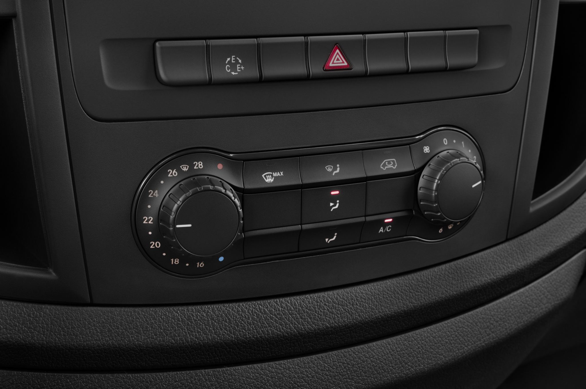 Mercedes eVito (Baujahr 2020) Base Regular Cab 4 Türen Temperatur und Klimaanlage
