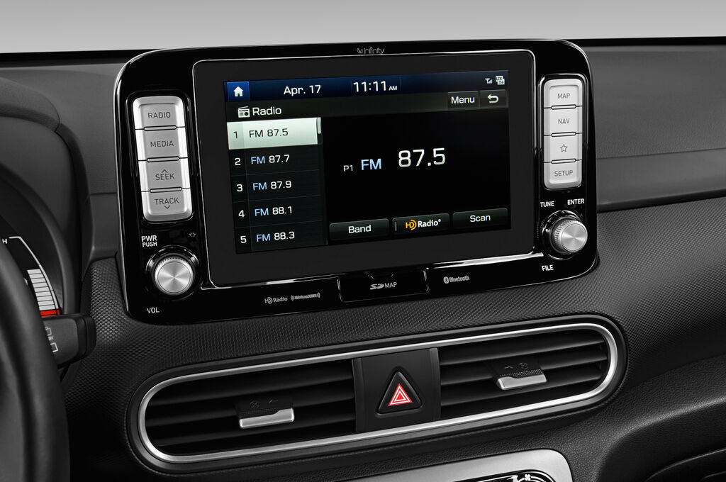 Hyundai Kona EV (Baujahr 2019) Style 5 Türen Radio und Infotainmentsystem