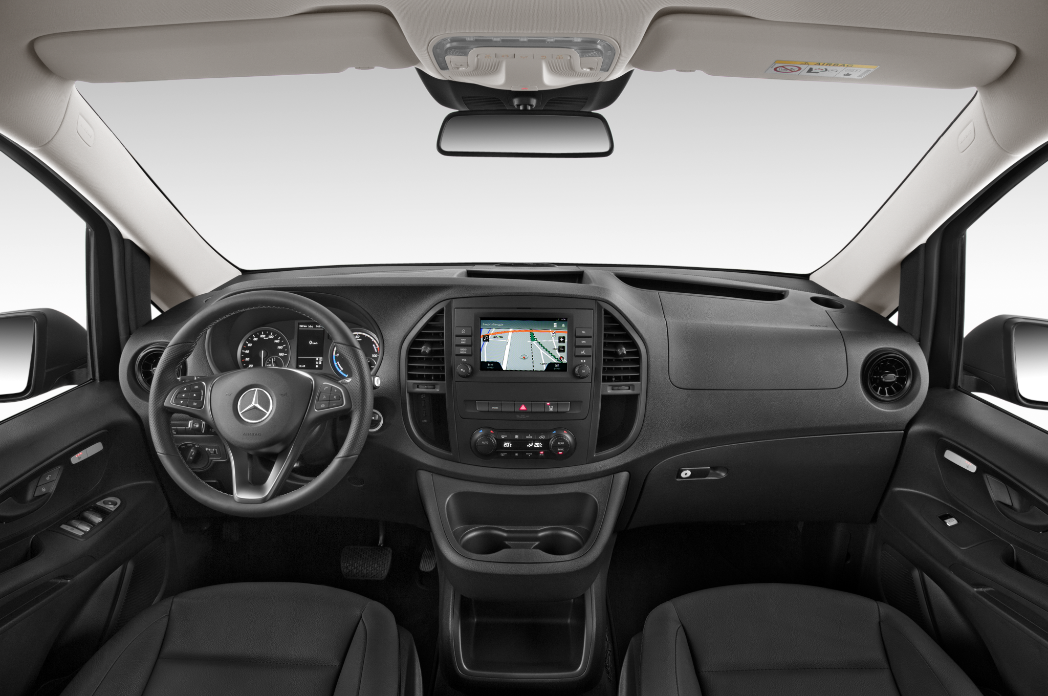 Mercedes eVito Tourer (Baujahr 2021) - 5 Türen Cockpit und Innenraum