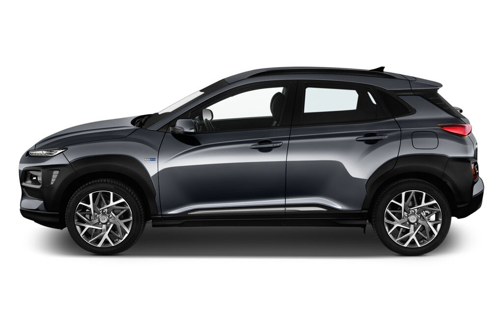 Hyundai Kona Hybrid (Baujahr 2020) Trend 5 Türen Seitenansicht
