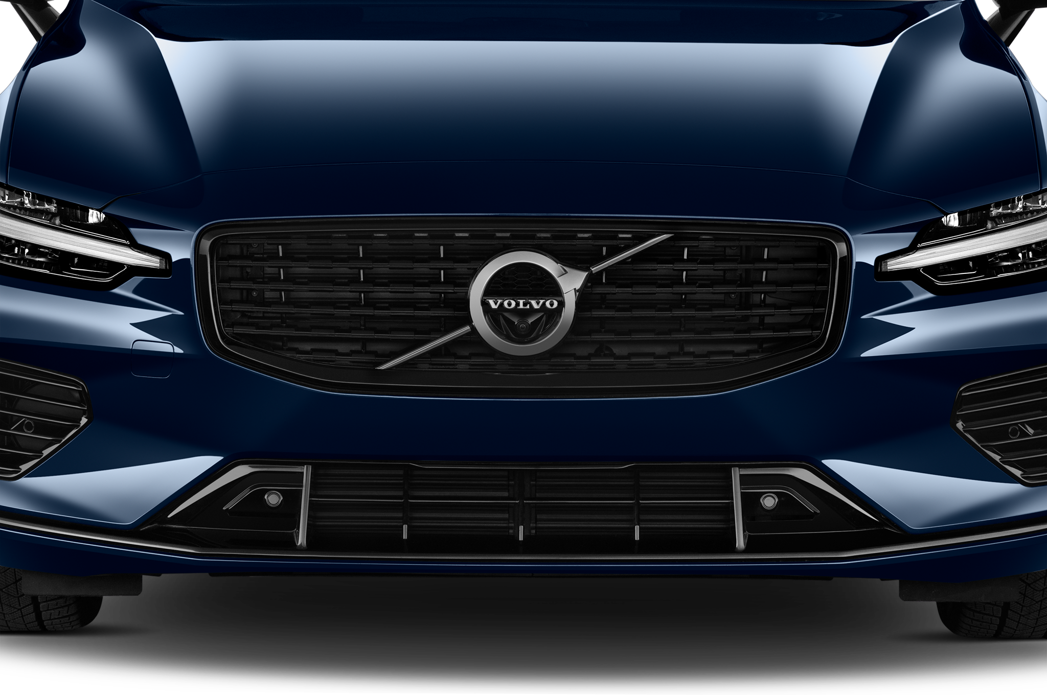 Volvo V60 (Baujahr 2021) R Design 5 Türen Kühlergrill und Scheinwerfer