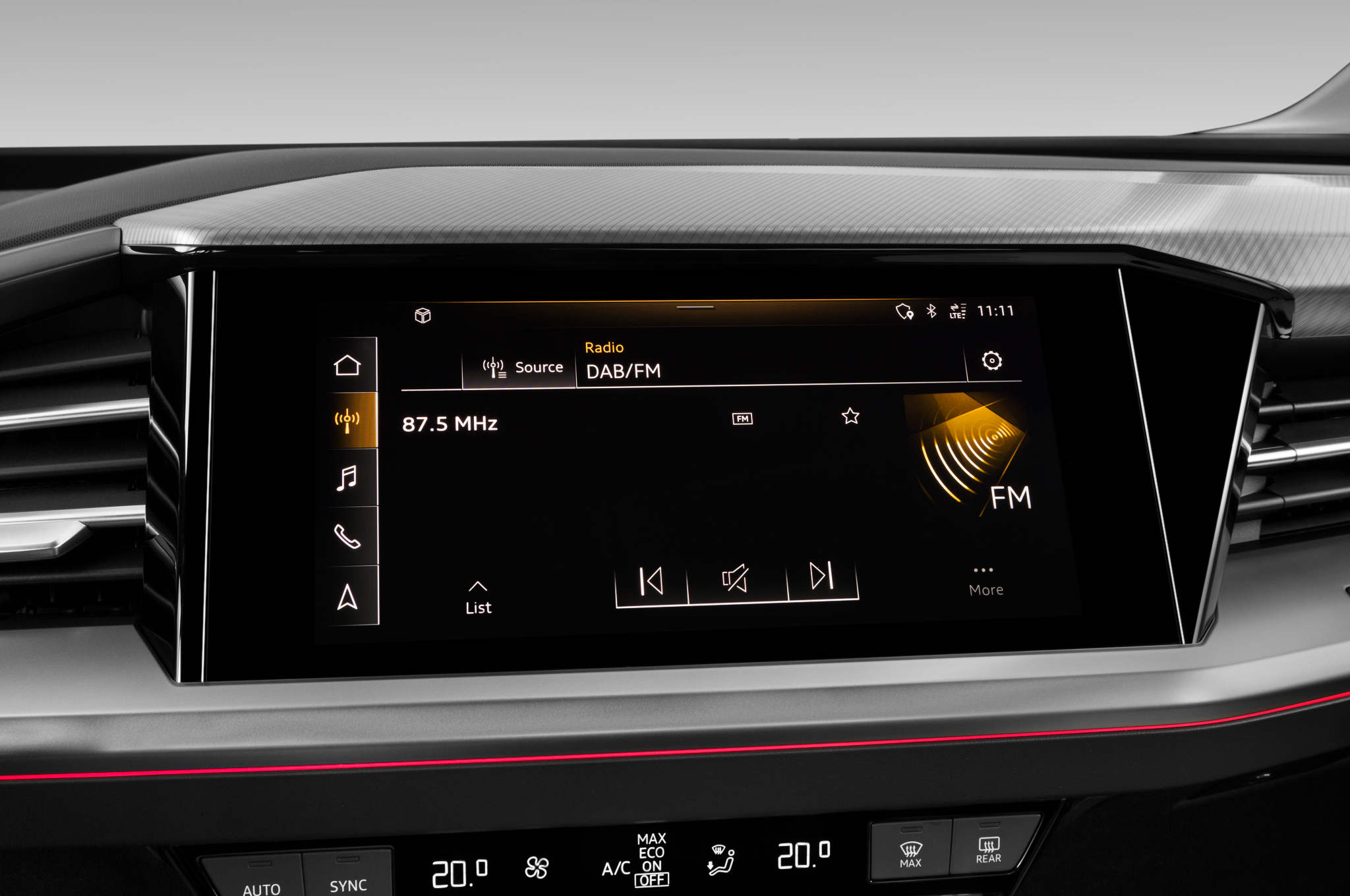Audi Q4 Sportback e-tron (Baujahr 2022) Advanced 5 Türen Radio und Infotainmentsystem
