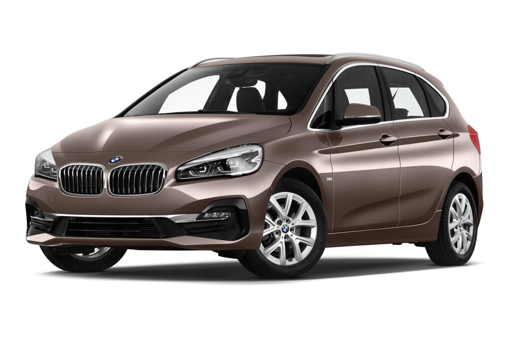 BMW 2 Series Active Tourer (Baujahr 2018) Luxury 5 Türen seitlich vorne mit Felge