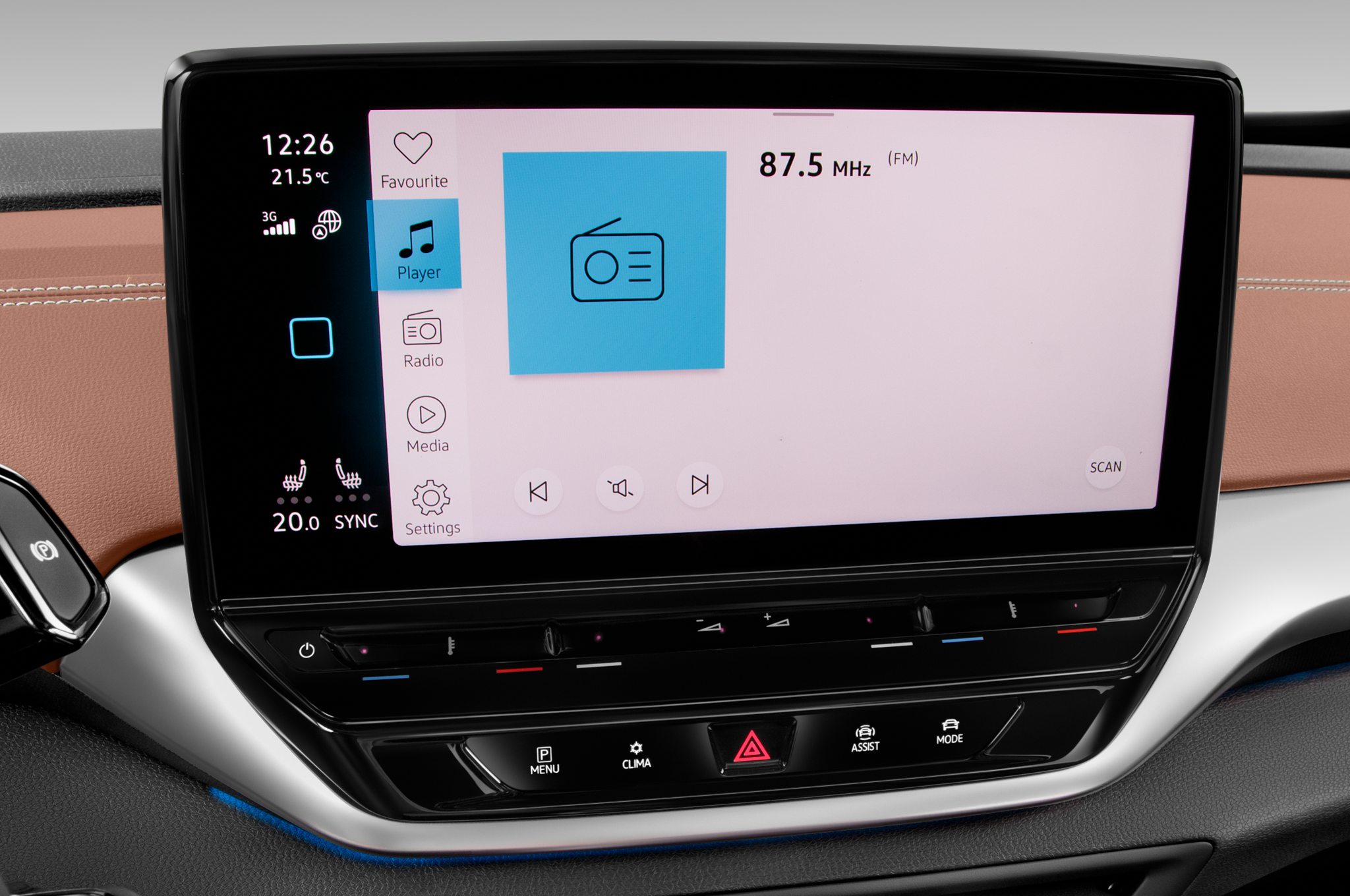 Volkswagen ID.5 (Baujahr 2022) Pro 5 Türen Radio und Infotainmentsystem