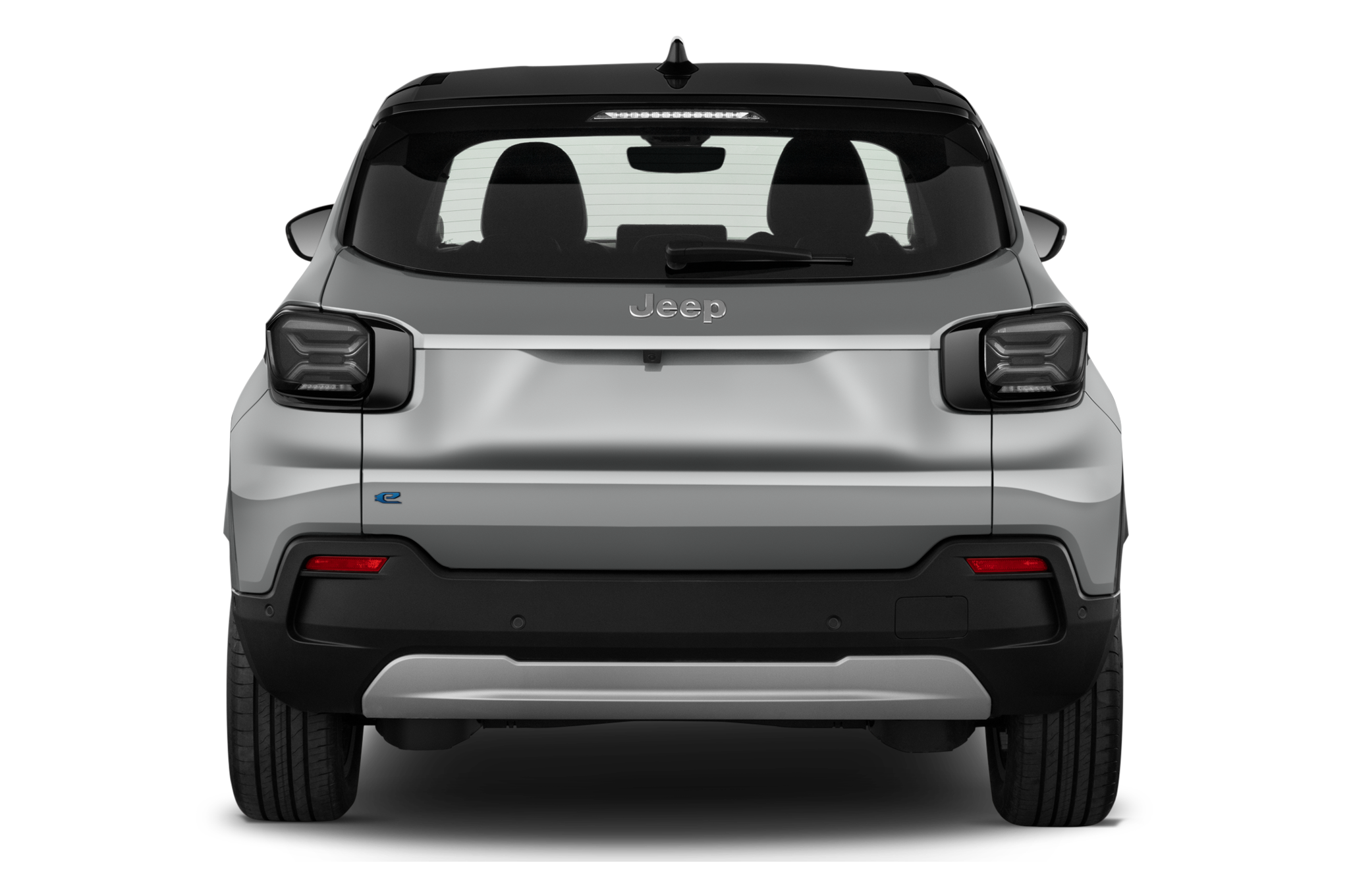 Jeep Avenger Electric (Baujahr 2023) Summit 5 Türen Heckansicht