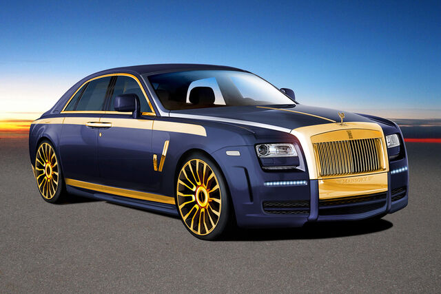 Mansory Rolls Royce Ghost: Einfach goldig