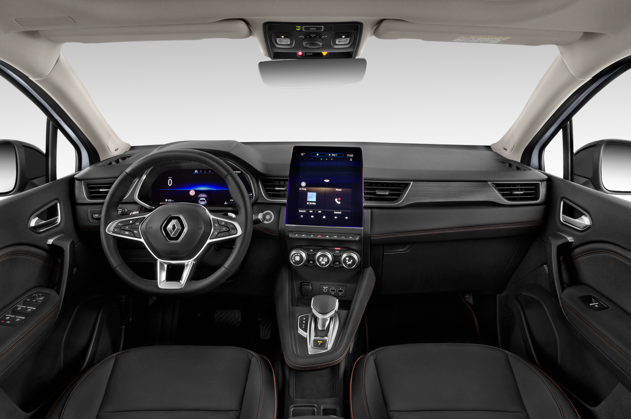 Renault Captur (Baujahr 2022) Iconic 5 Türen Cockpit und Innenraum