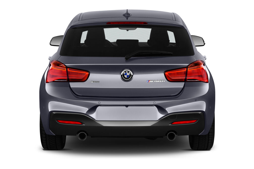BMW 1 Series (Baujahr 2018) - 5 Türen Heckansicht