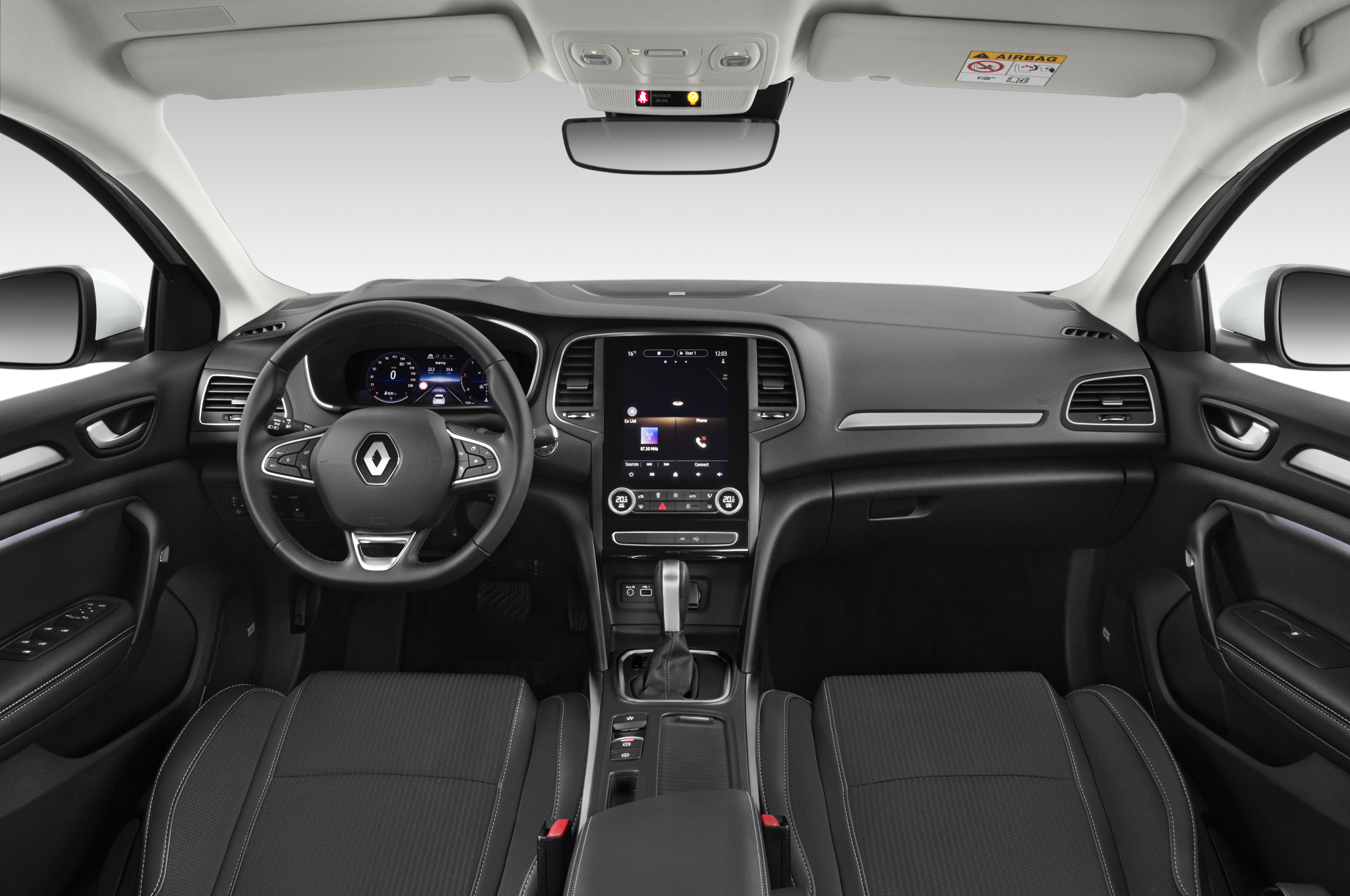 Renault Megane Grandtour (Baujahr 2020) Intens 5 Türen Cockpit und Innenraum