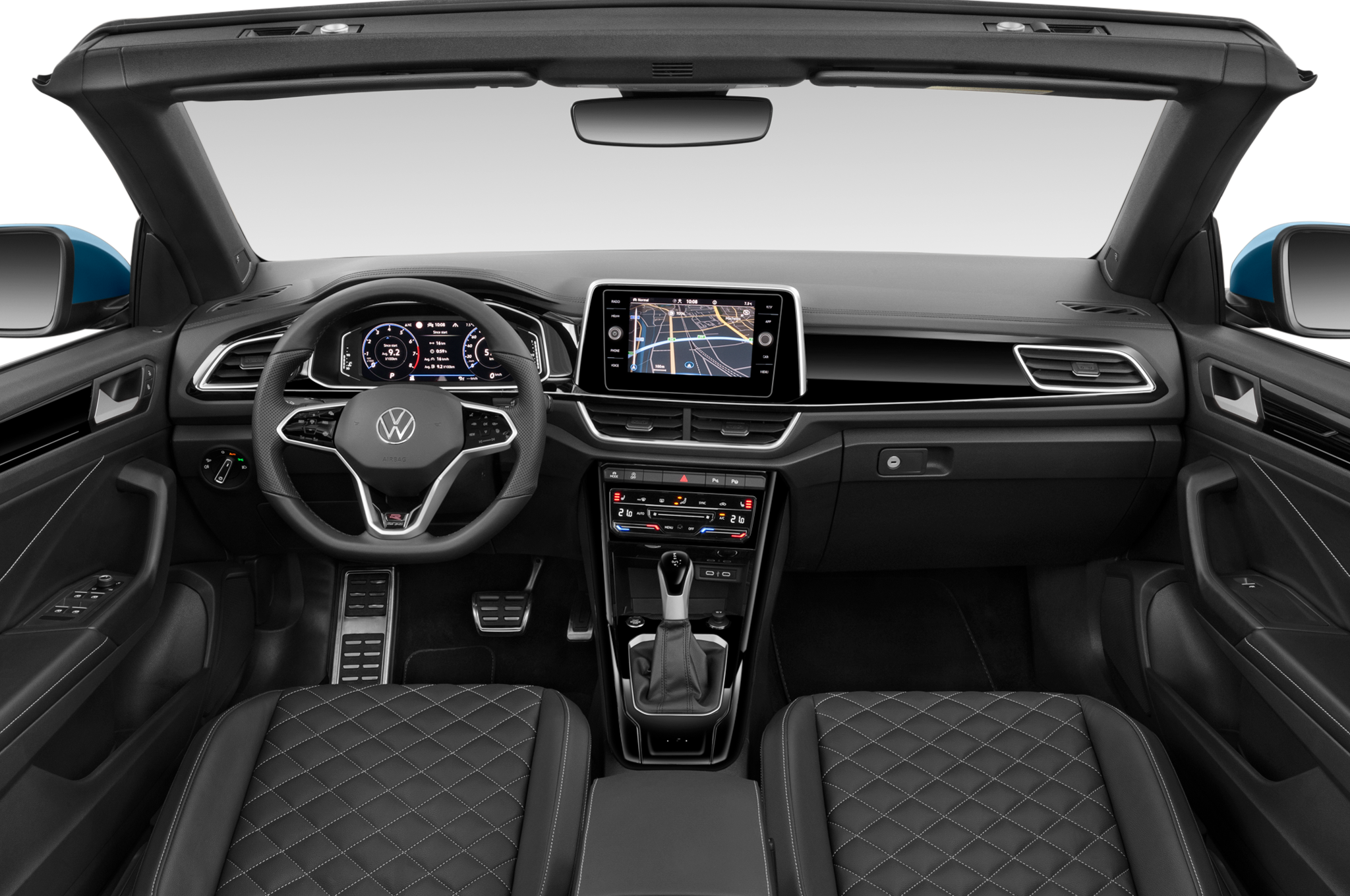 Volkswagen T-Roc Cabrio (Baujahr 2022) R-Line 5 Türen Cockpit und Innenraum
