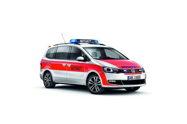 RETTmobil 2012: VW Sharan für den Notarzteinsatz