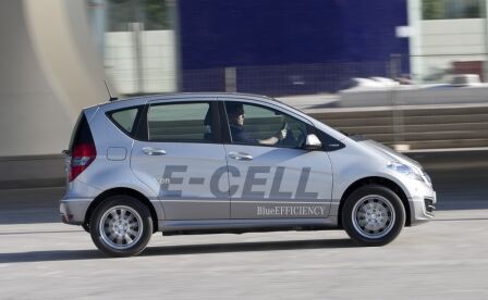 Mercedes A-Klasse E-Cell - Zukunft voraus, Bremse angezogen