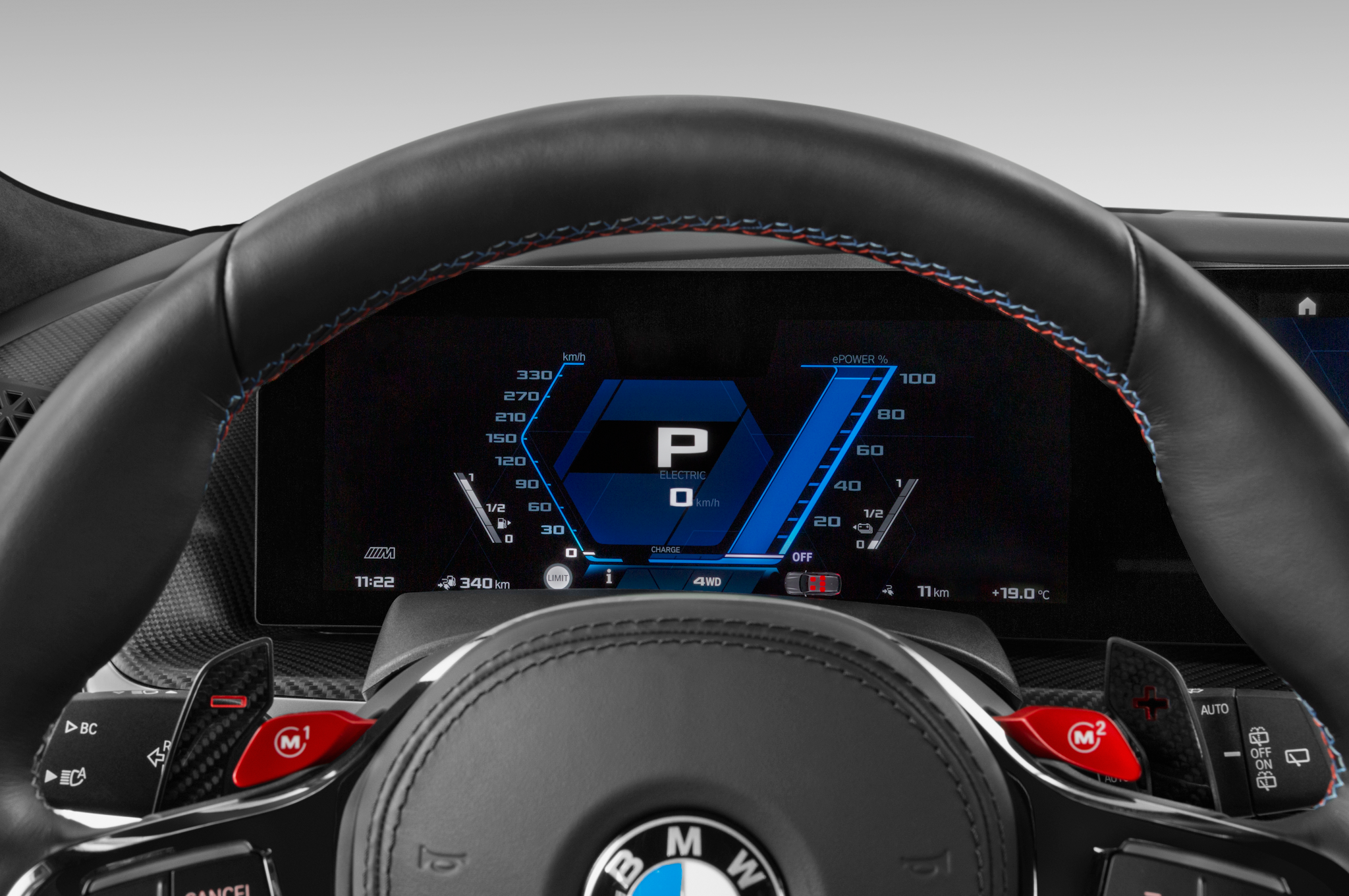 BMW XM Plug-in Hybrid (Baujahr 2023) XM 5 Türen Tacho und Fahrerinstrumente