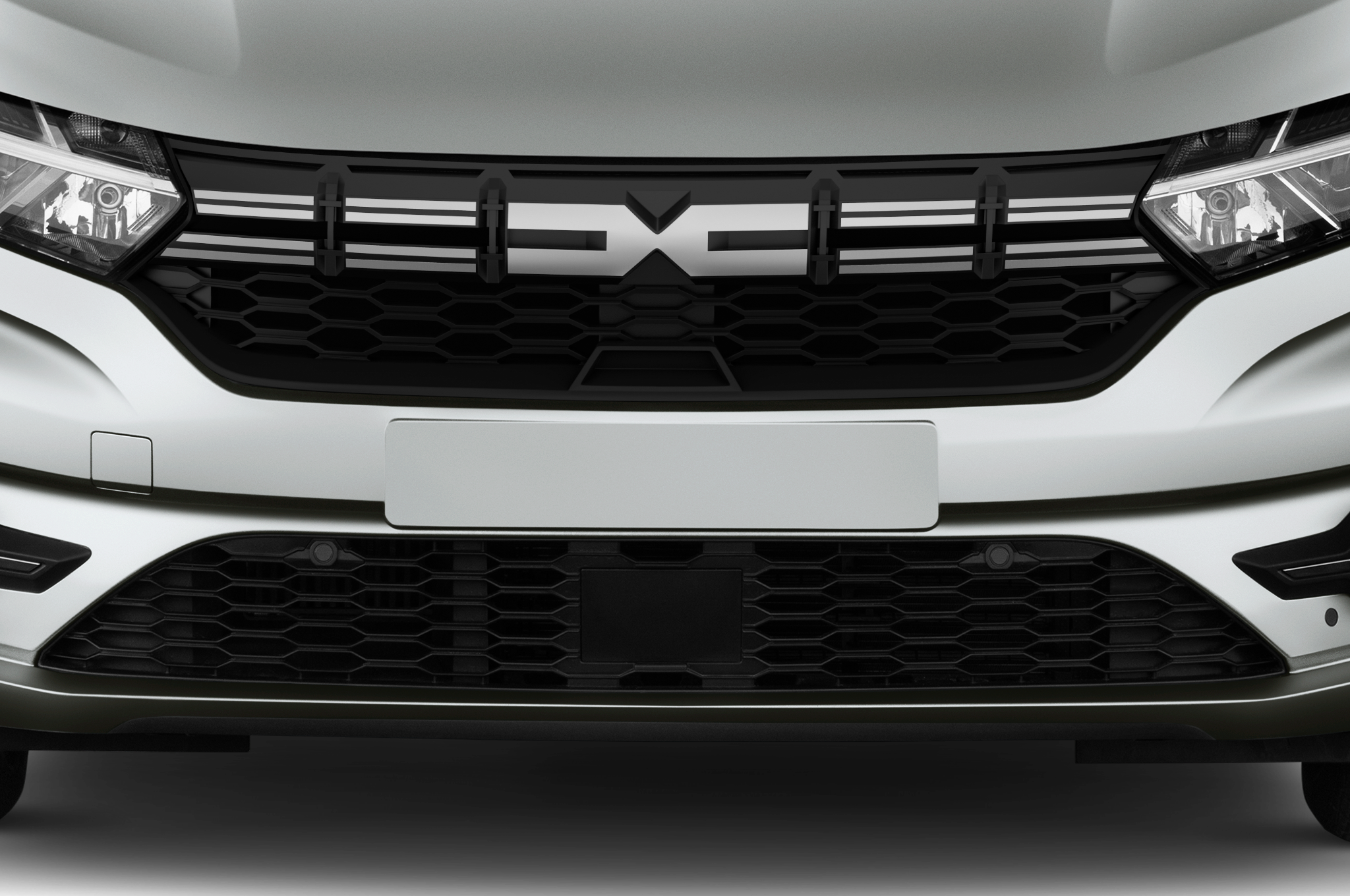 Dacia Sandero (Baujahr 2023) Expression 4 Türen Kühlergrill und Scheinwerfer