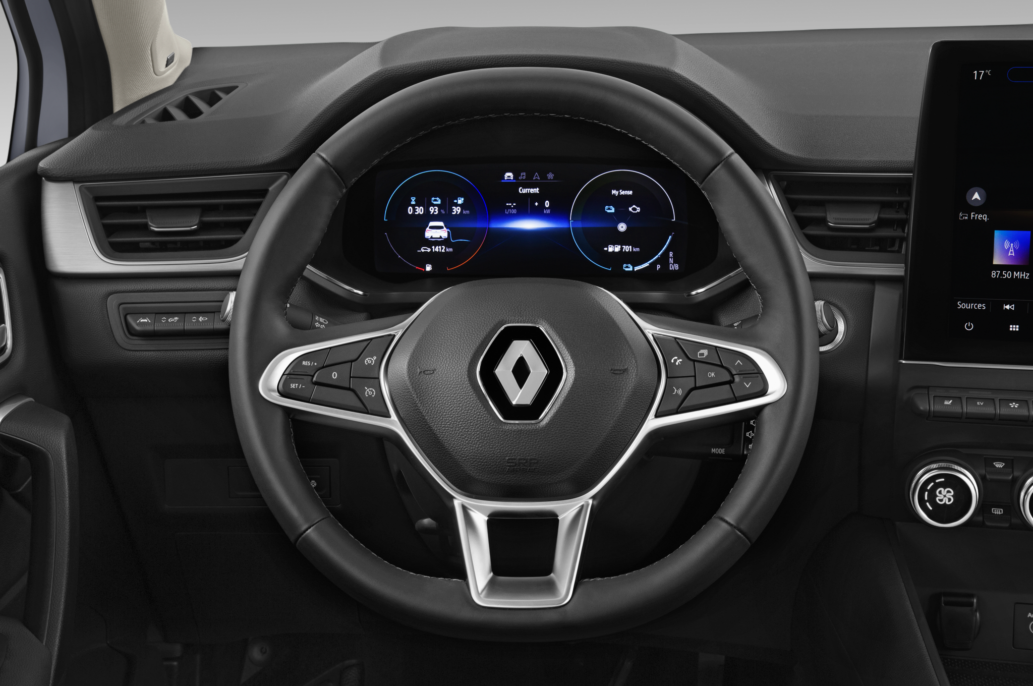 Renault Captur (Baujahr 2020) Intens E-Tech 5 Türen Lenkrad