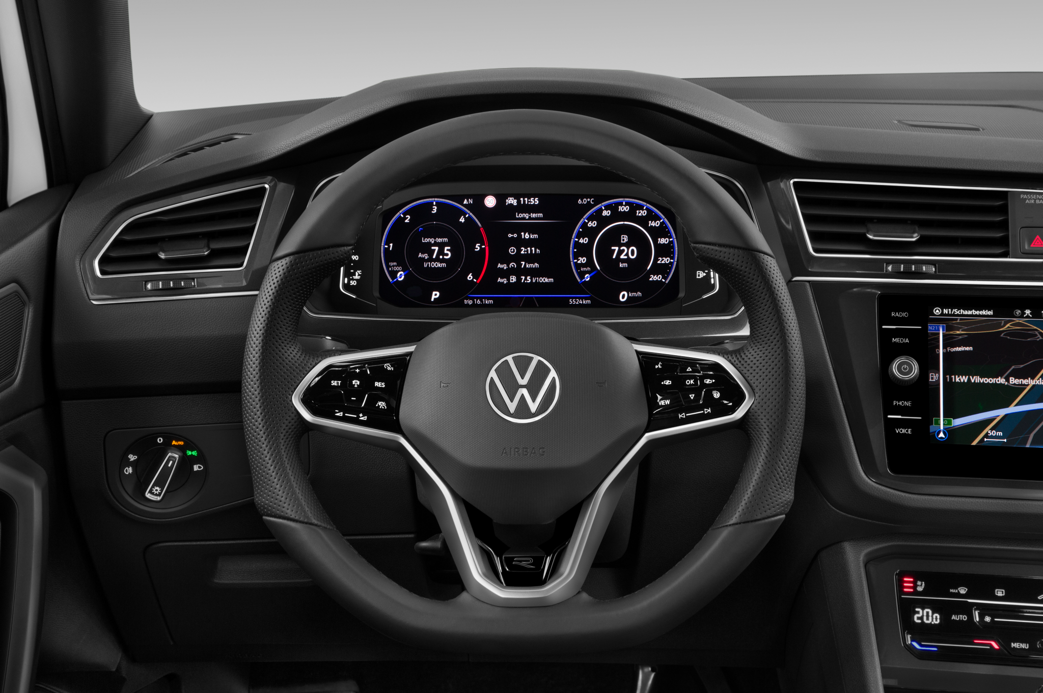 Volkswagen Tiguan Allspace (Baujahr 2022) R-Line 5 Türen Lenkrad