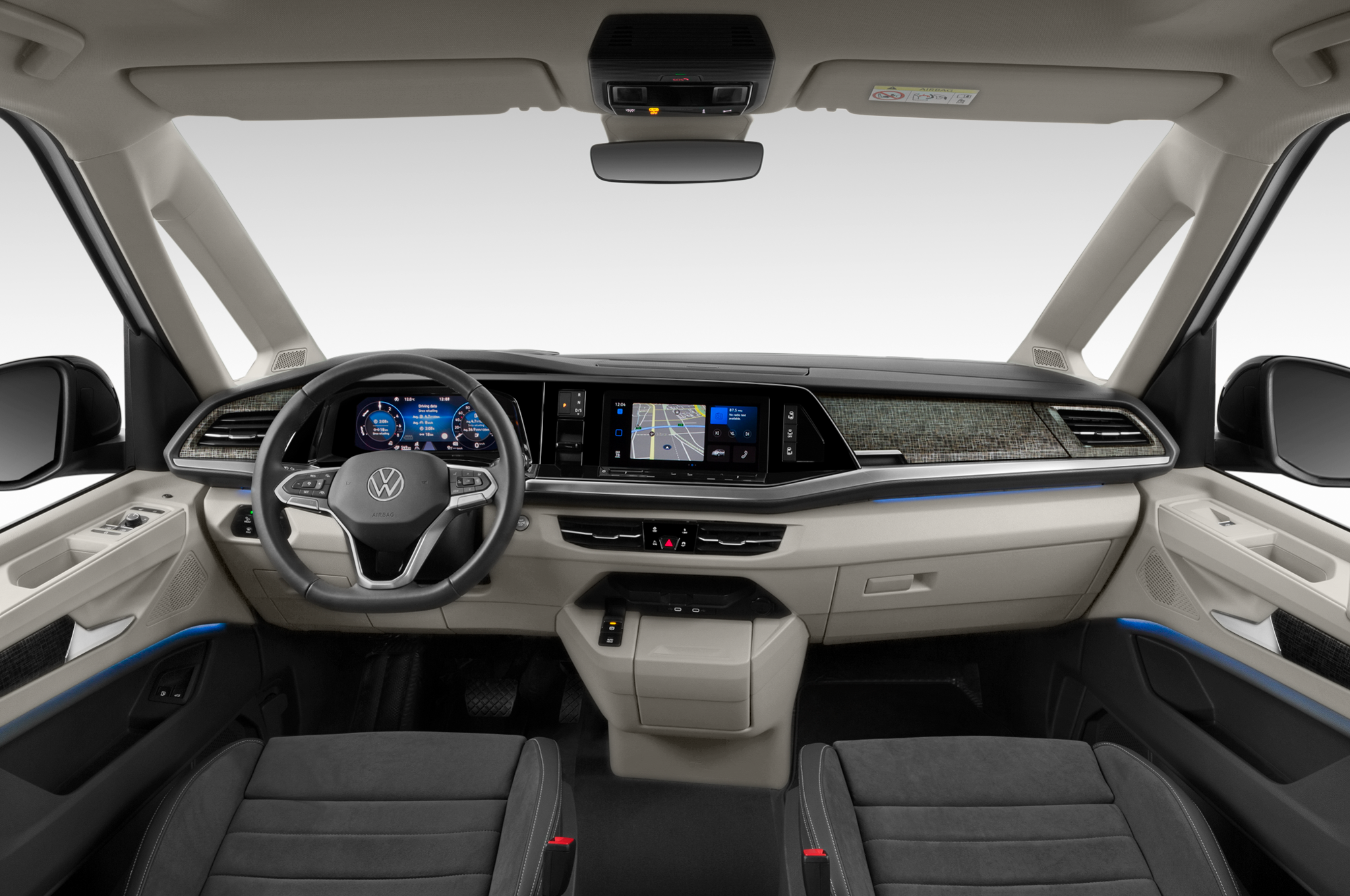 Volkswagen Multivan (Baujahr 2022) Energetic PHEV 5 Türen Cockpit und Innenraum