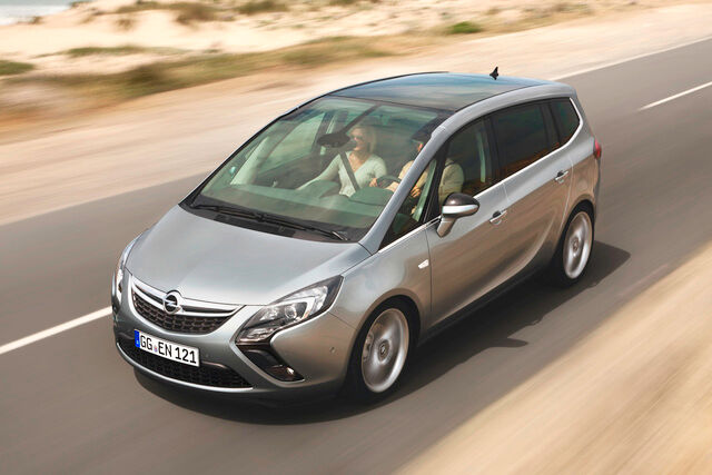 Opel Zafira Tourer - Neue Größe mit Preisaufschlag