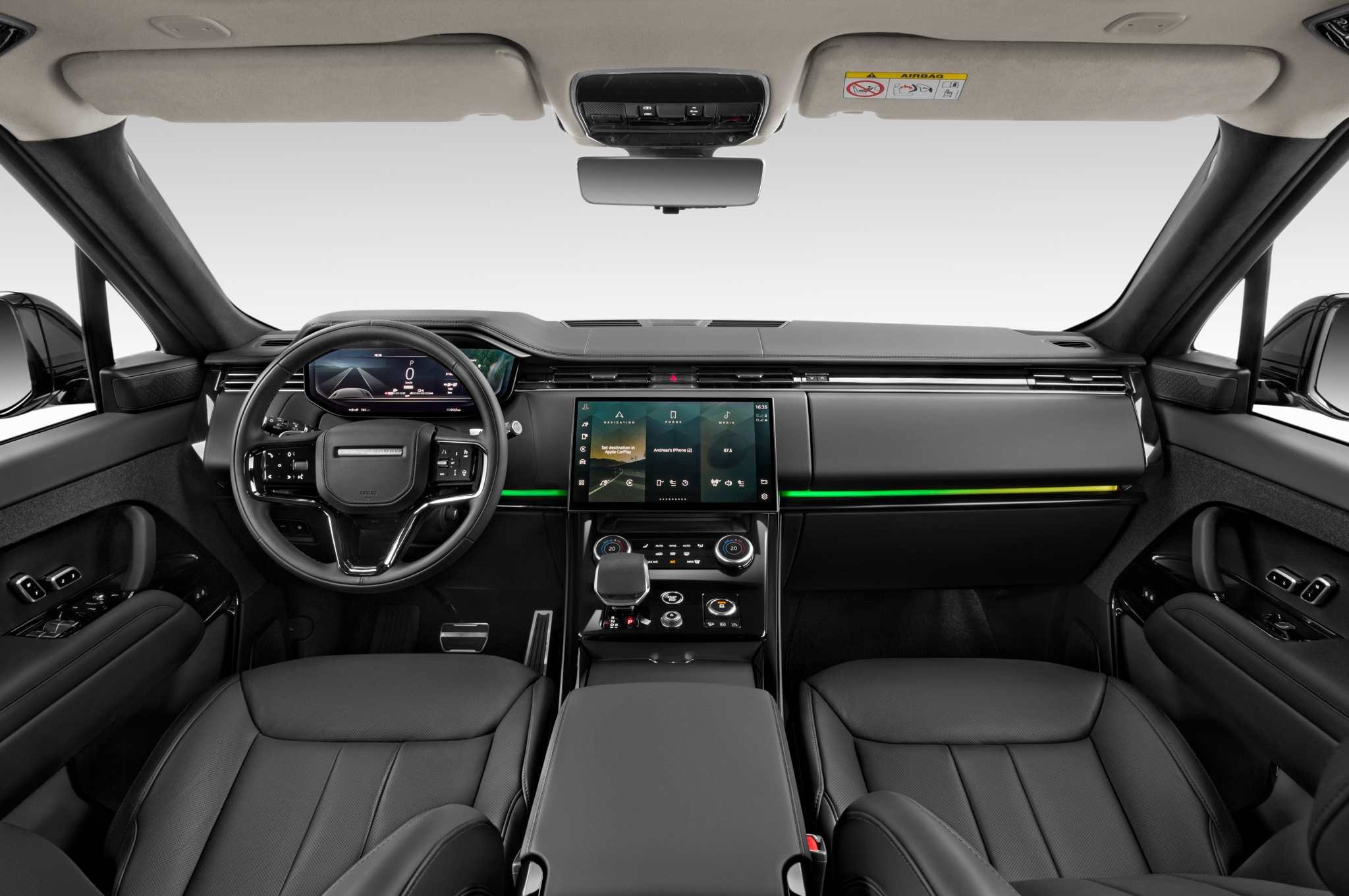 Land Rover Range Rover Sport (Baujahr 2023) First Edition 5 Türen Cockpit und Innenraum