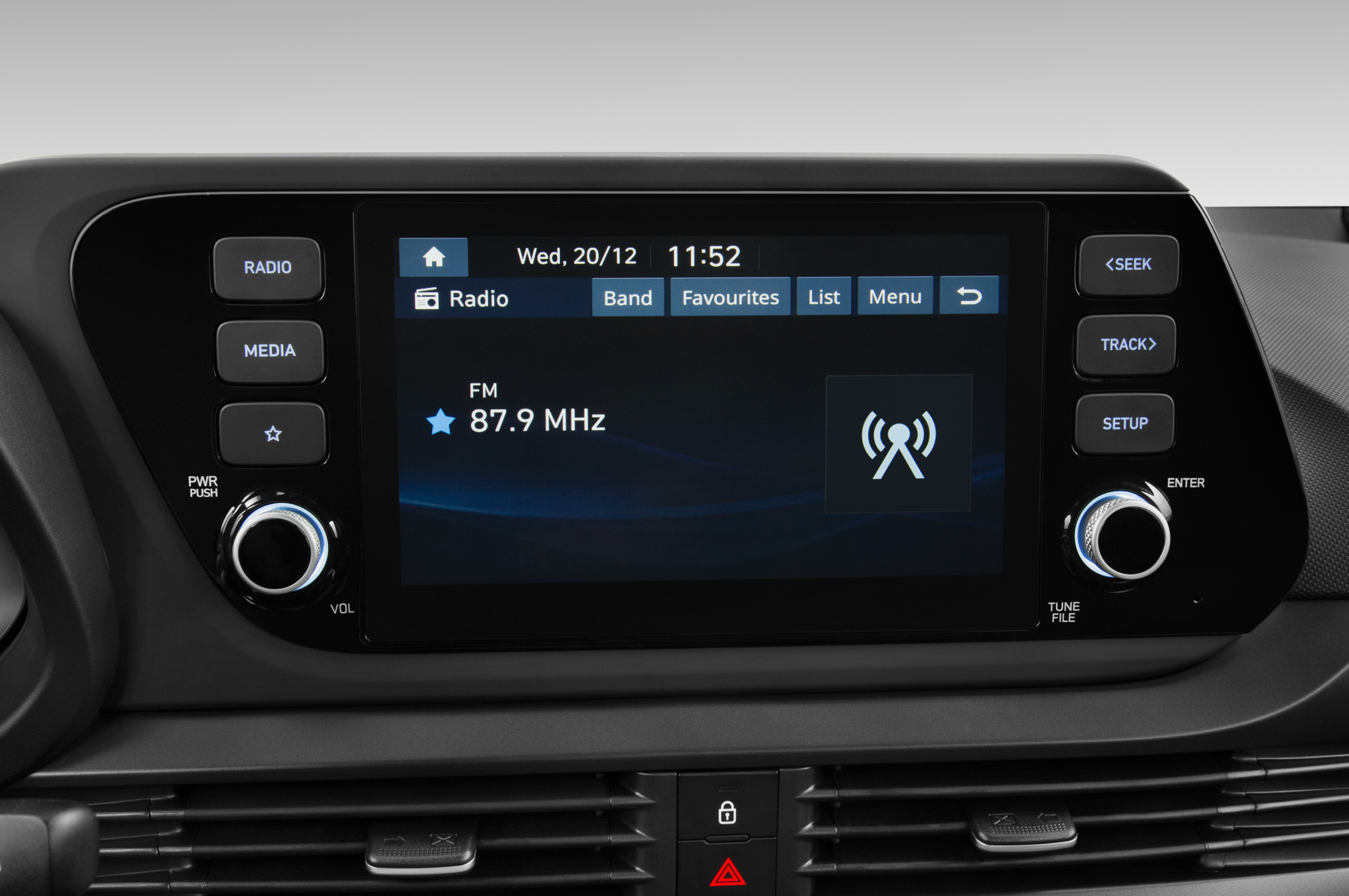 Hyundai i20 (Baujahr 2024) Select 5 Türen Radio und Infotainmentsystem