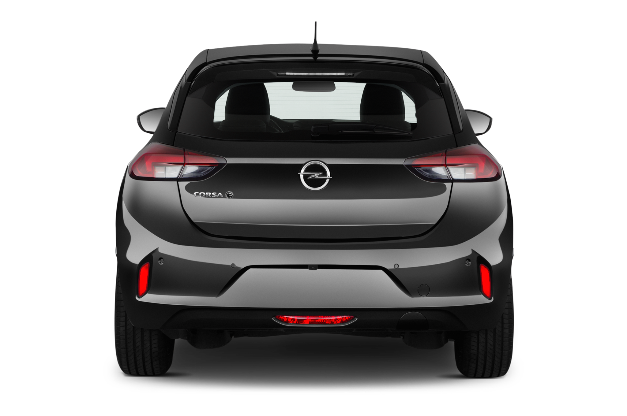 Opel Corsa Electric (Baujahr 2023) Elegance 5 Türen Heckansicht