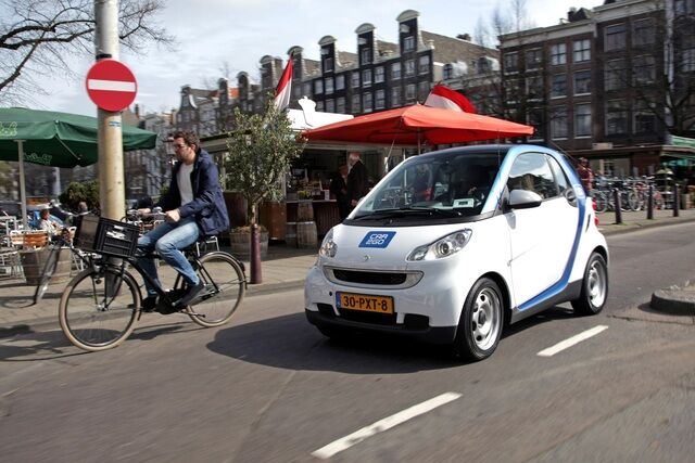 Car-Sharing - Elektro-Smarts für Amsterdam