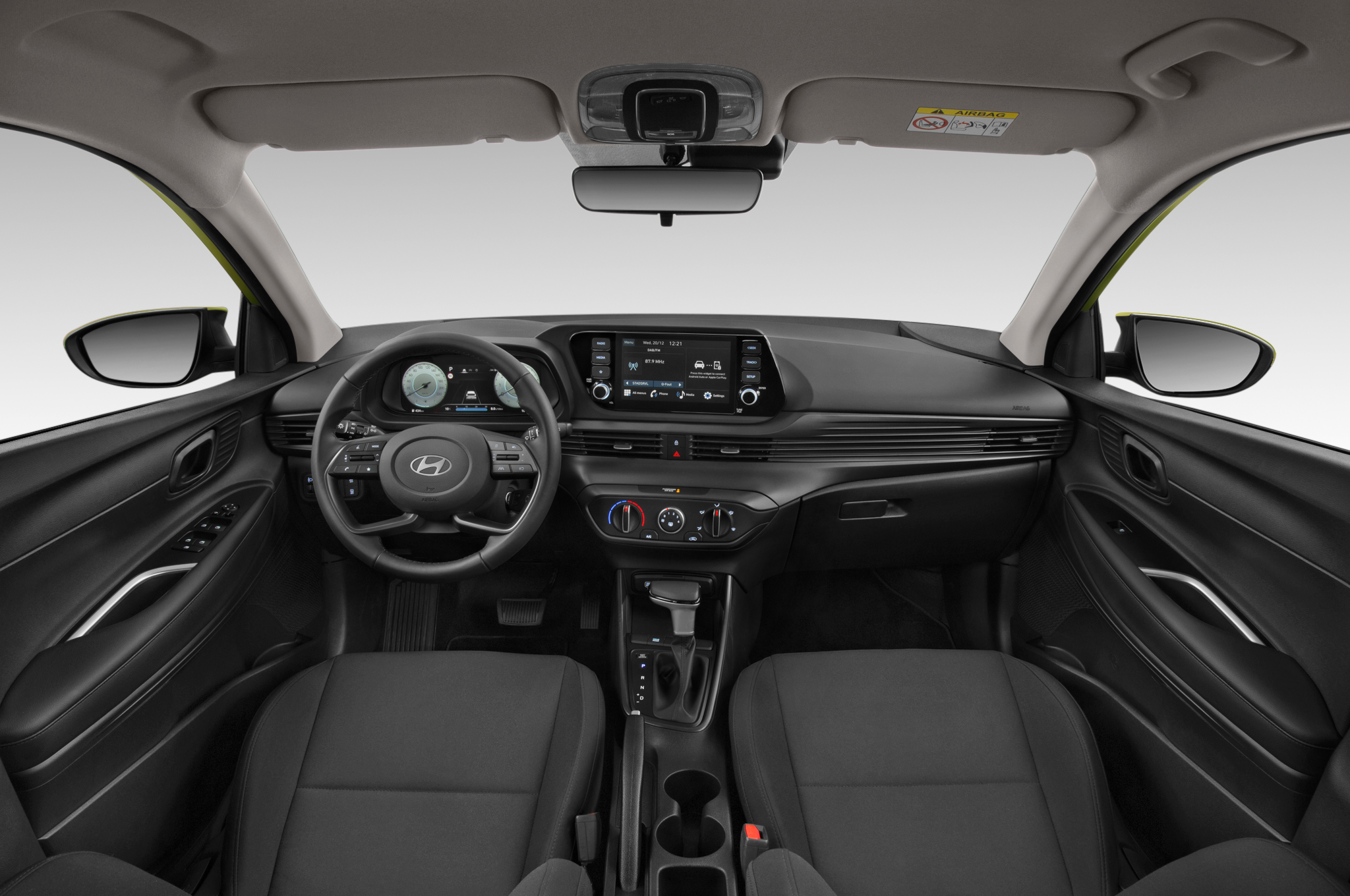 Hyundai i20 (Baujahr 2024) Select 5 Türen Cockpit und Innenraum