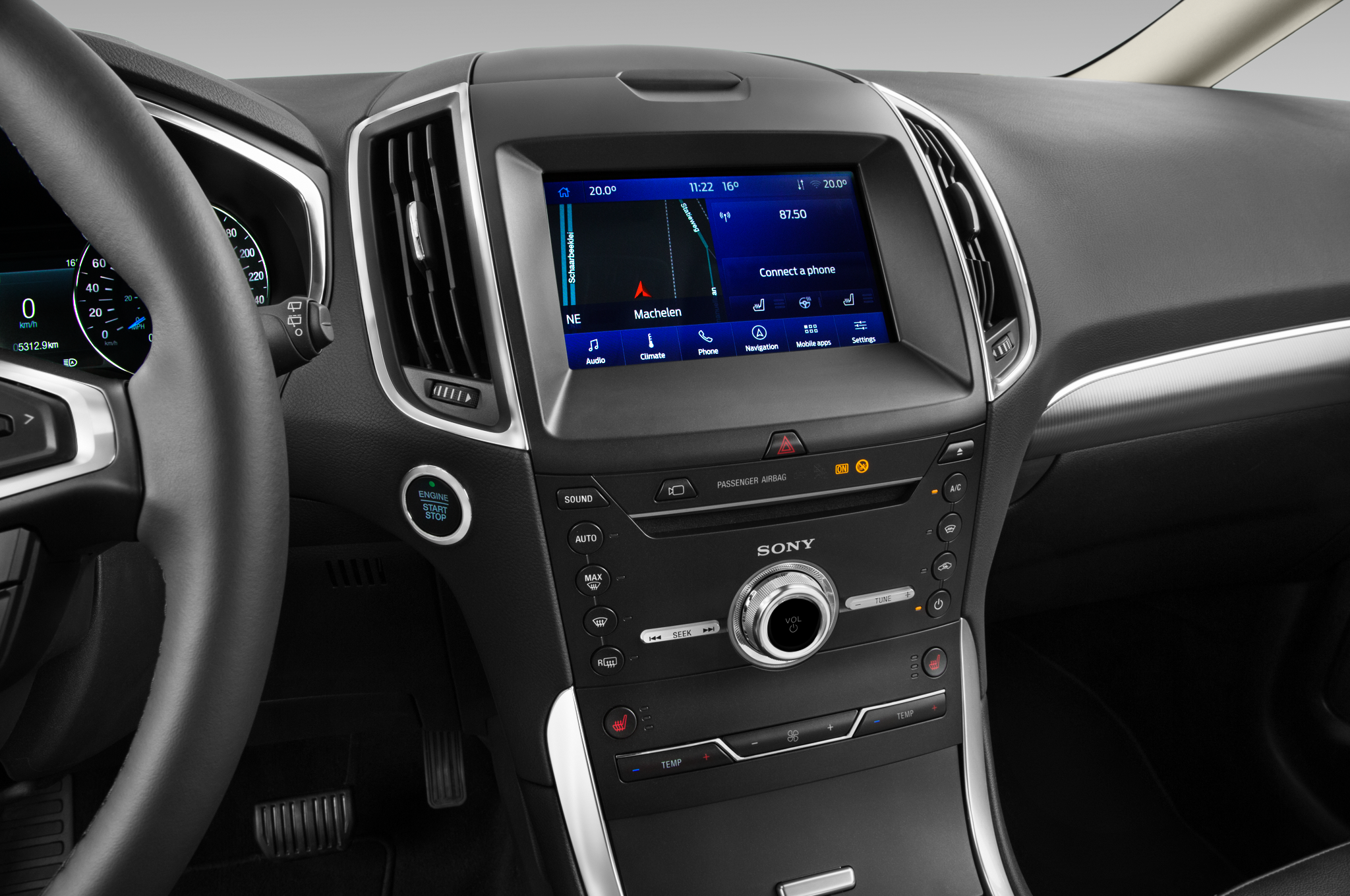 Ford Galaxy (Baujahr 2021) Titanium 5 Türen Mittelkonsole