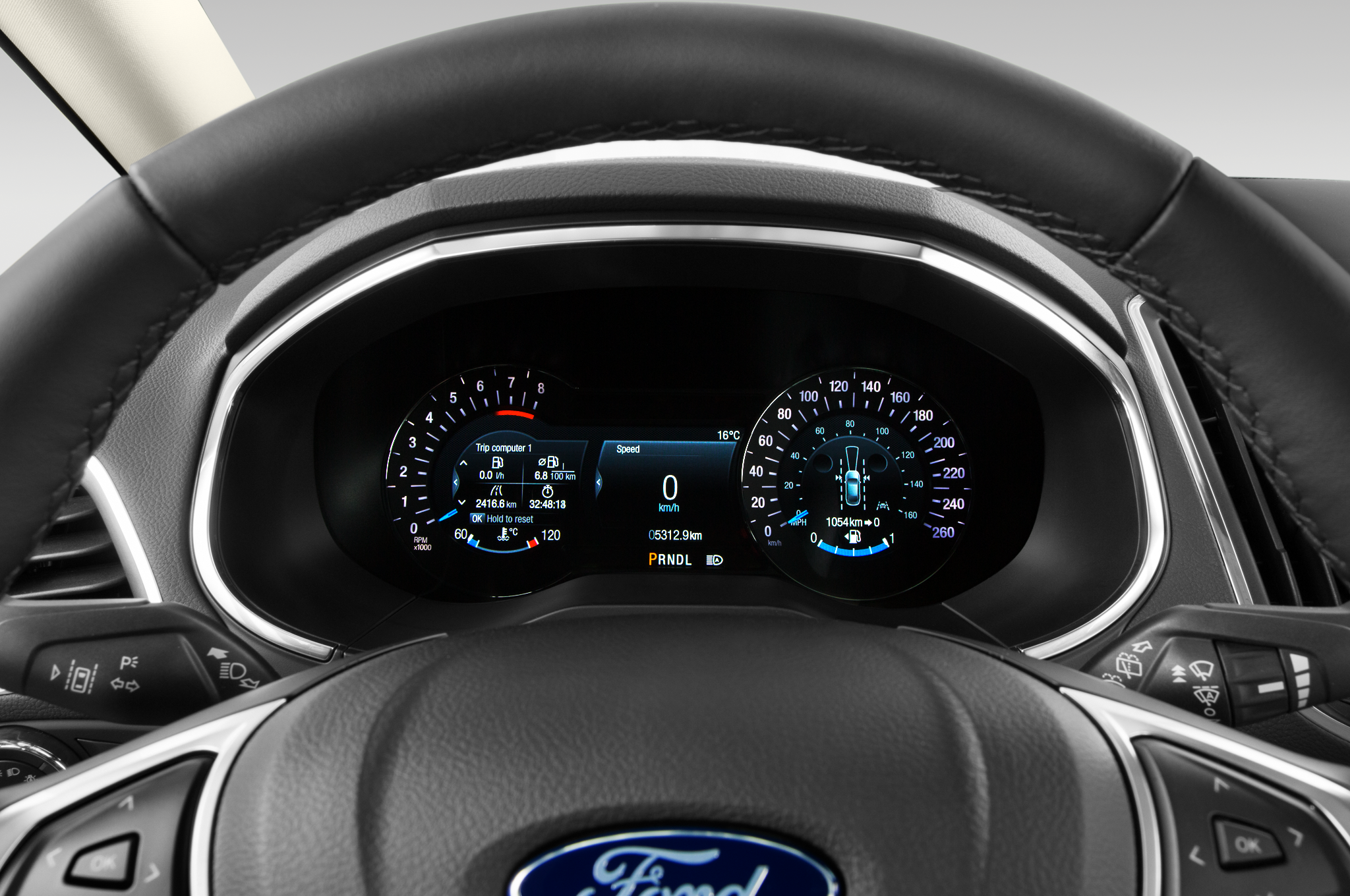 Ford Galaxy (Baujahr 2021) Titanium 5 Türen Tacho und Fahrerinstrumente