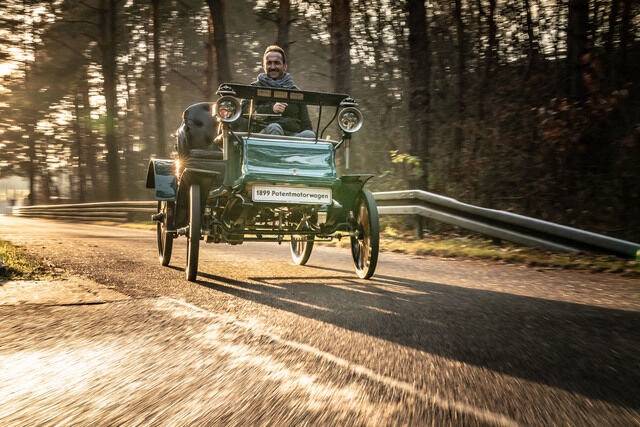 Panorama: Unterwegs im Opel Patent-Motorwagen „System Lutzmann“  - Aller Anfang war er