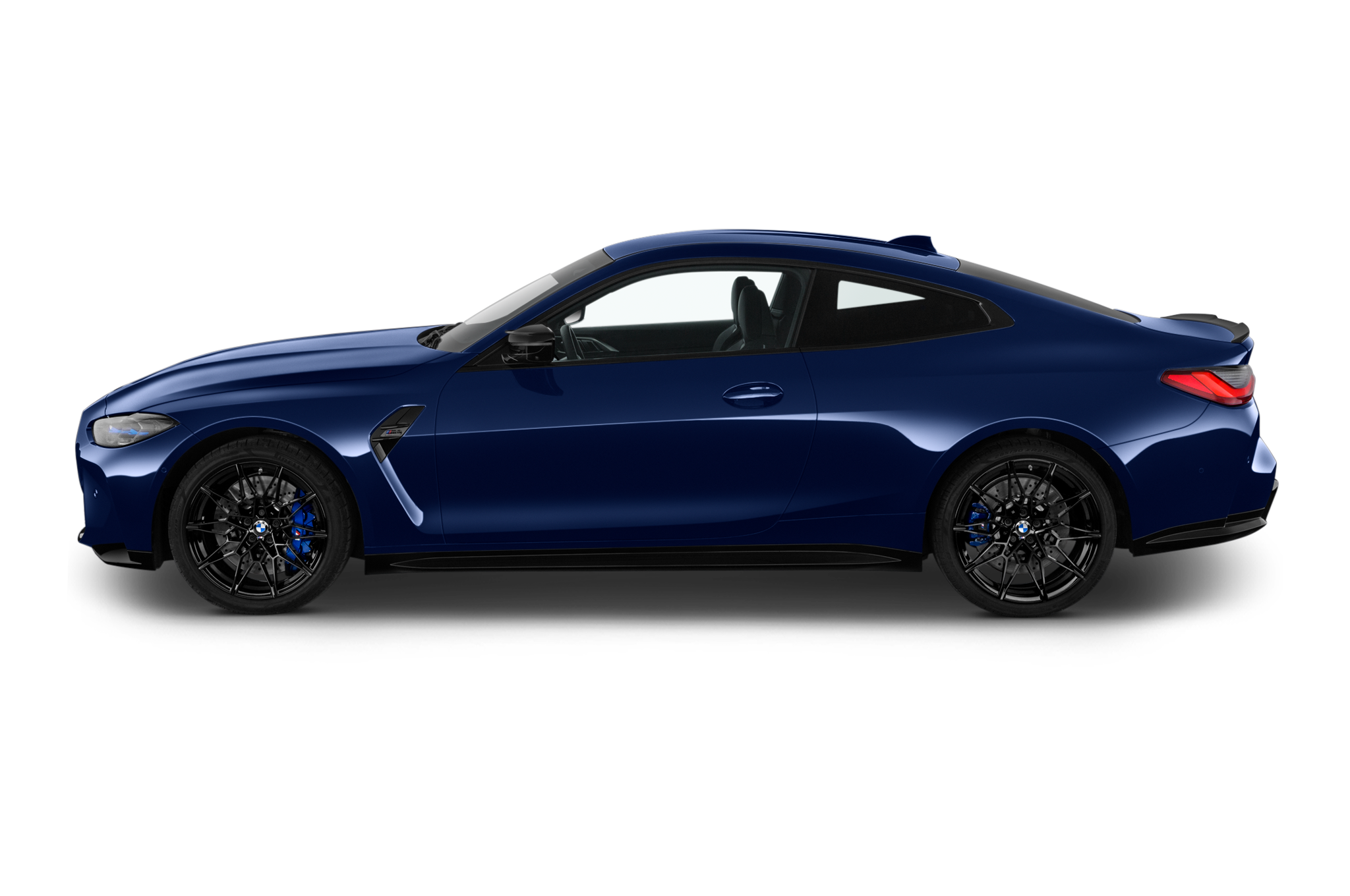 BMW M4 Coupe (Baujahr 2021) Competition 2 Türen Seitenansicht