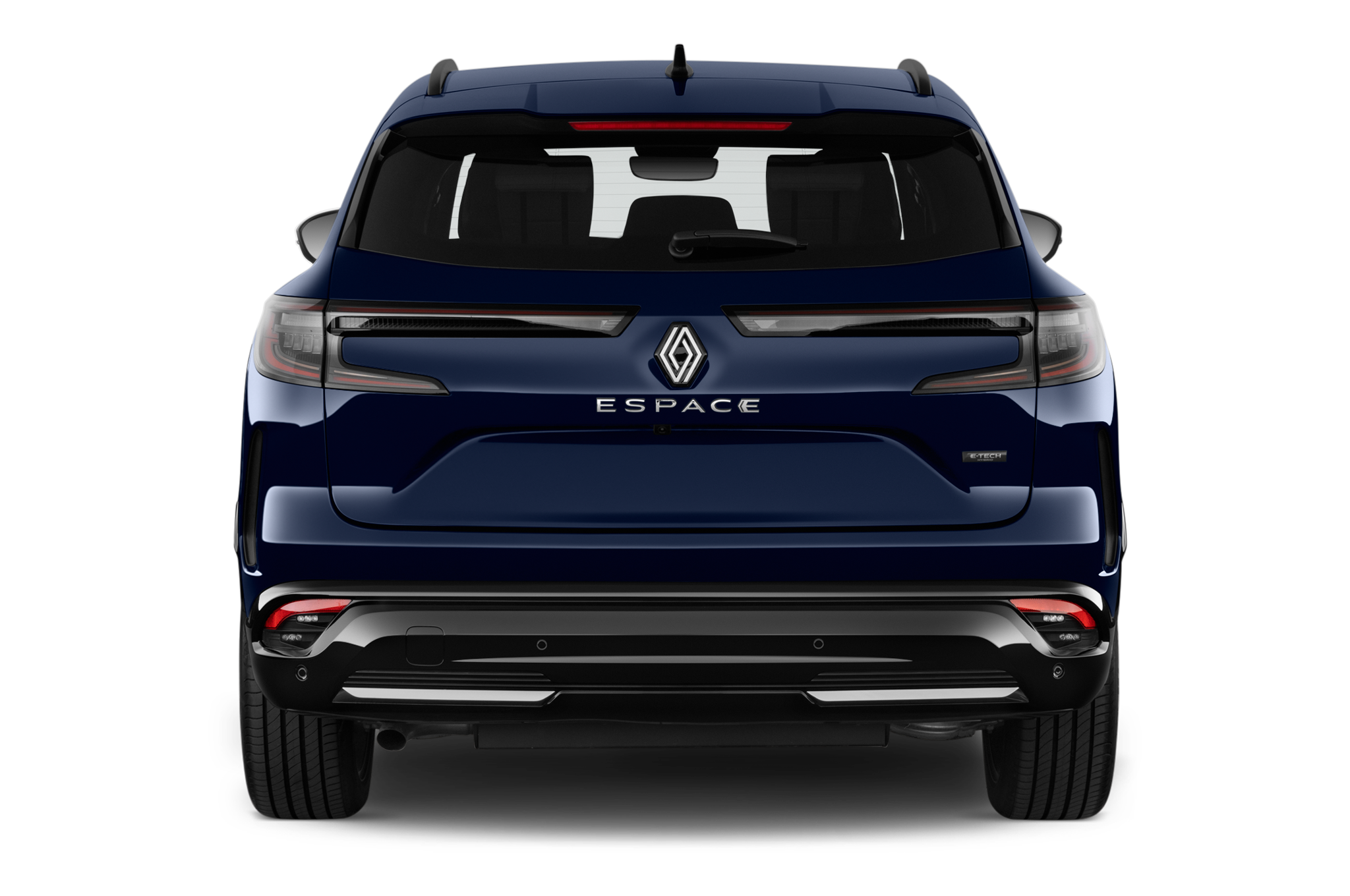 Renault Espace Hybrid (Baujahr 2023) Iconic 5 Türen Heckansicht