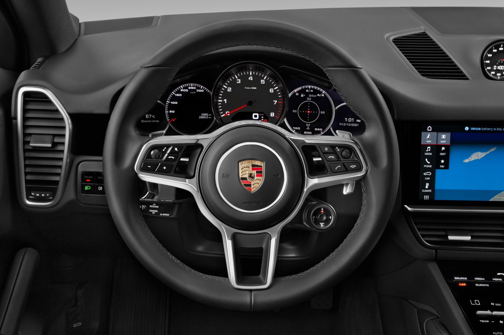 Porsche Cayenne Coupe (Baujahr 2021) - 5 Türen Lenkrad