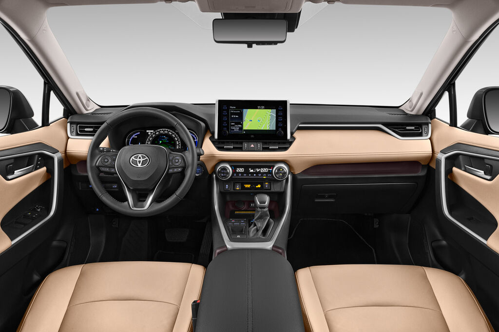 Toyota RAV4 (Baujahr 2019) Lounge 5 Türen Cockpit und Innenraum